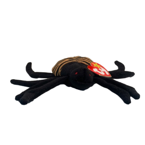 Retired Vintage 1996 Ty Beanie Baby Spinner the Spider Used Excellent Condition - Picture 1 of 11